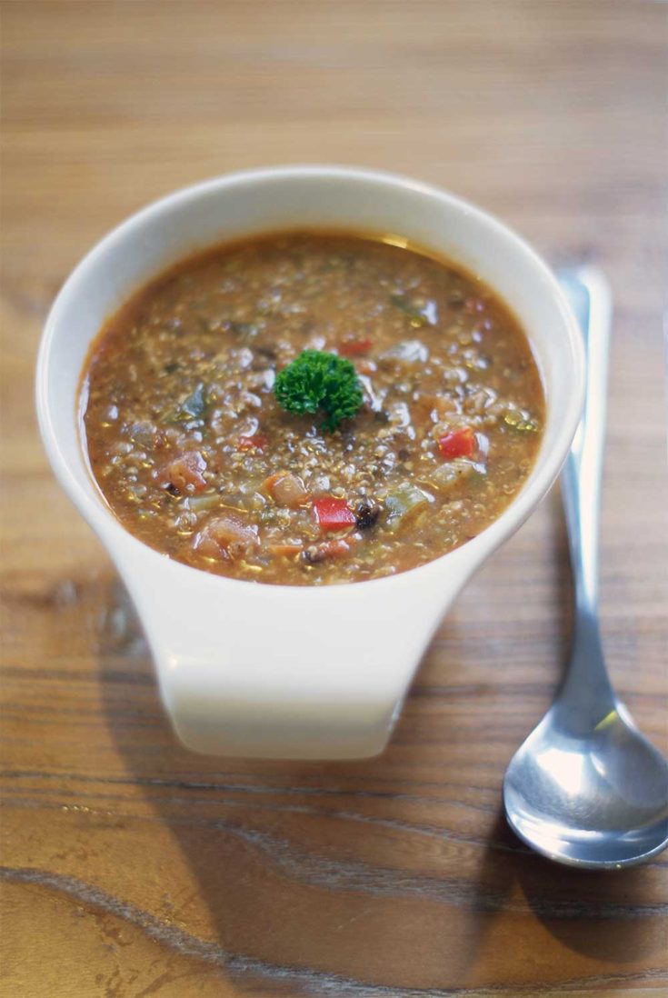 Black Bean Quinoa Chili