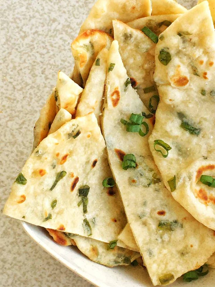 Easy Stovetop Scallion Flatbread