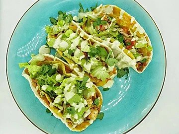 Double Decker Tofu Tacos